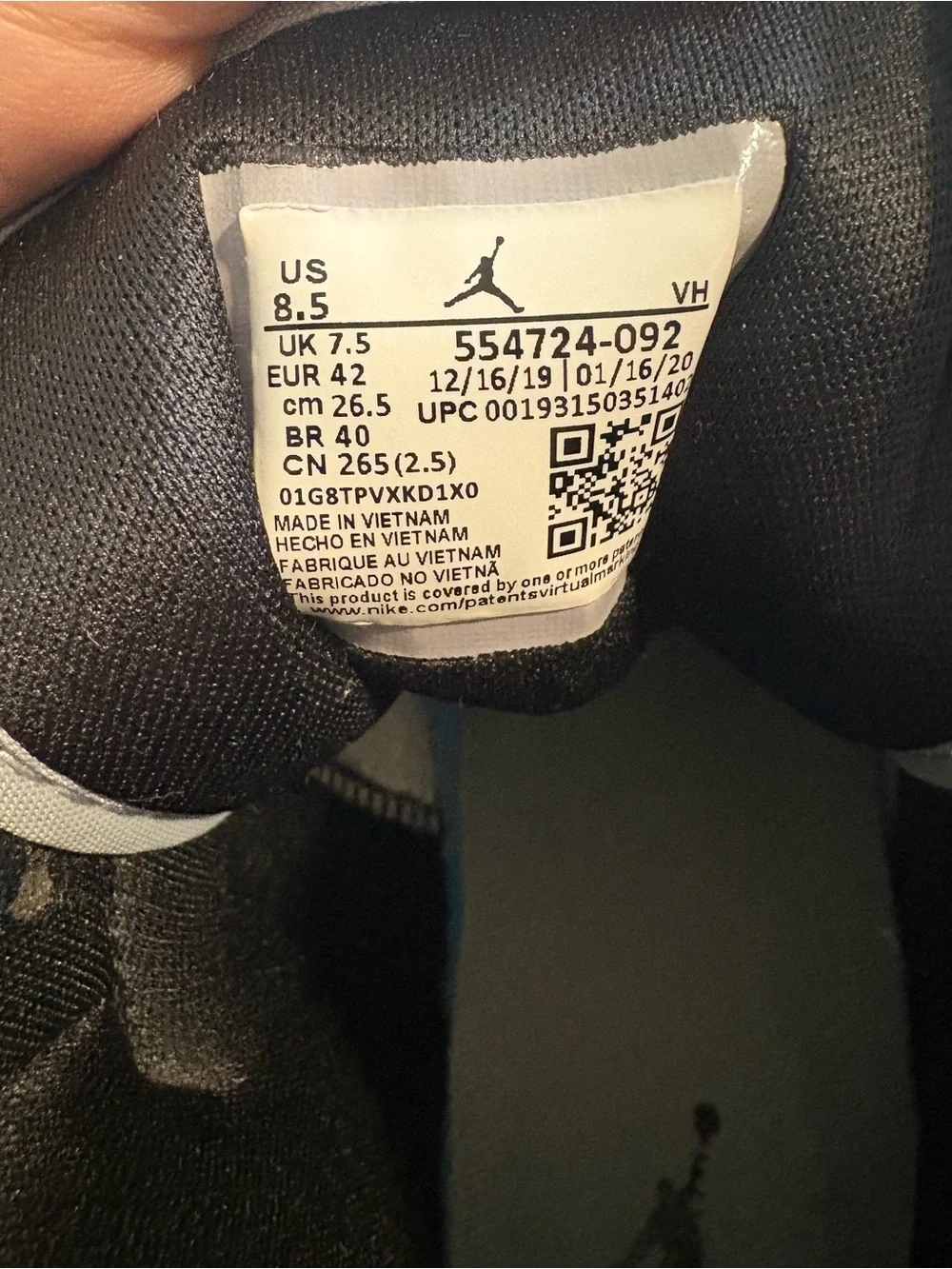 Nike Air Jordan 1 Mid Men’s Shoes - White, Gray & Black